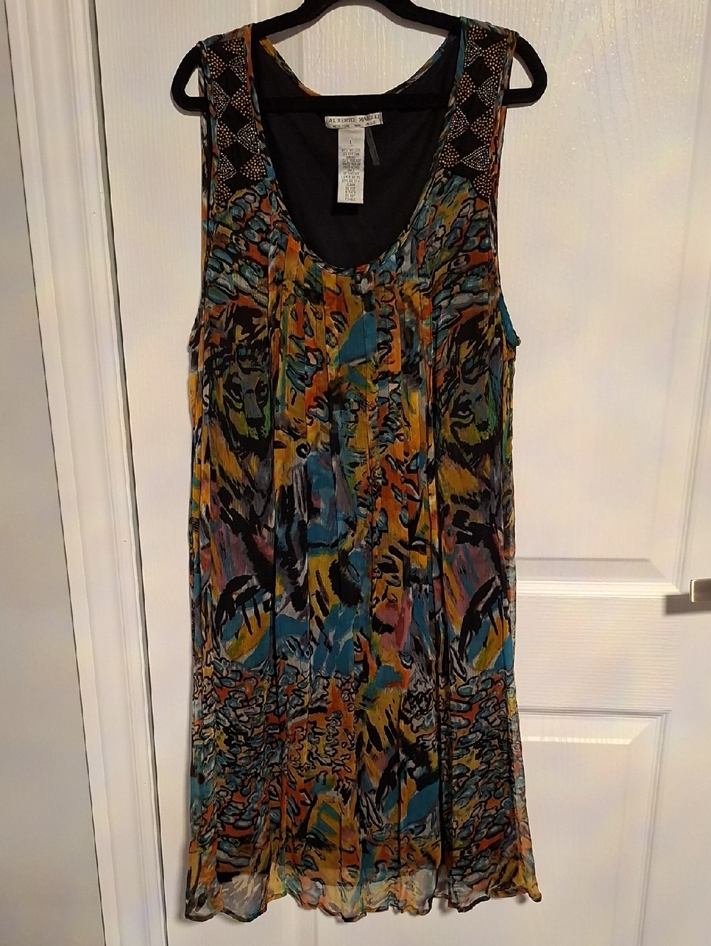 Alberto Makali Black Labeled Viscose Top